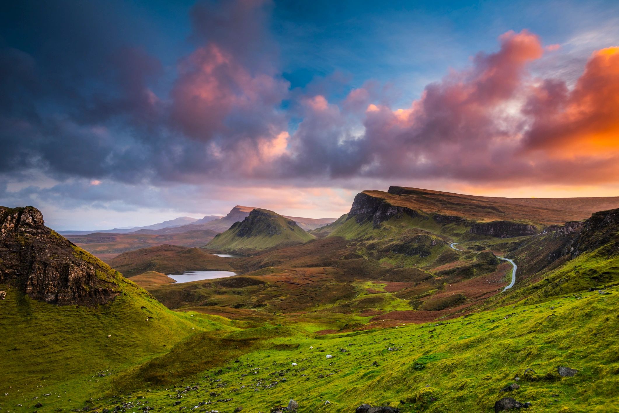 Scottish Highlands luxury event quarry golden hour