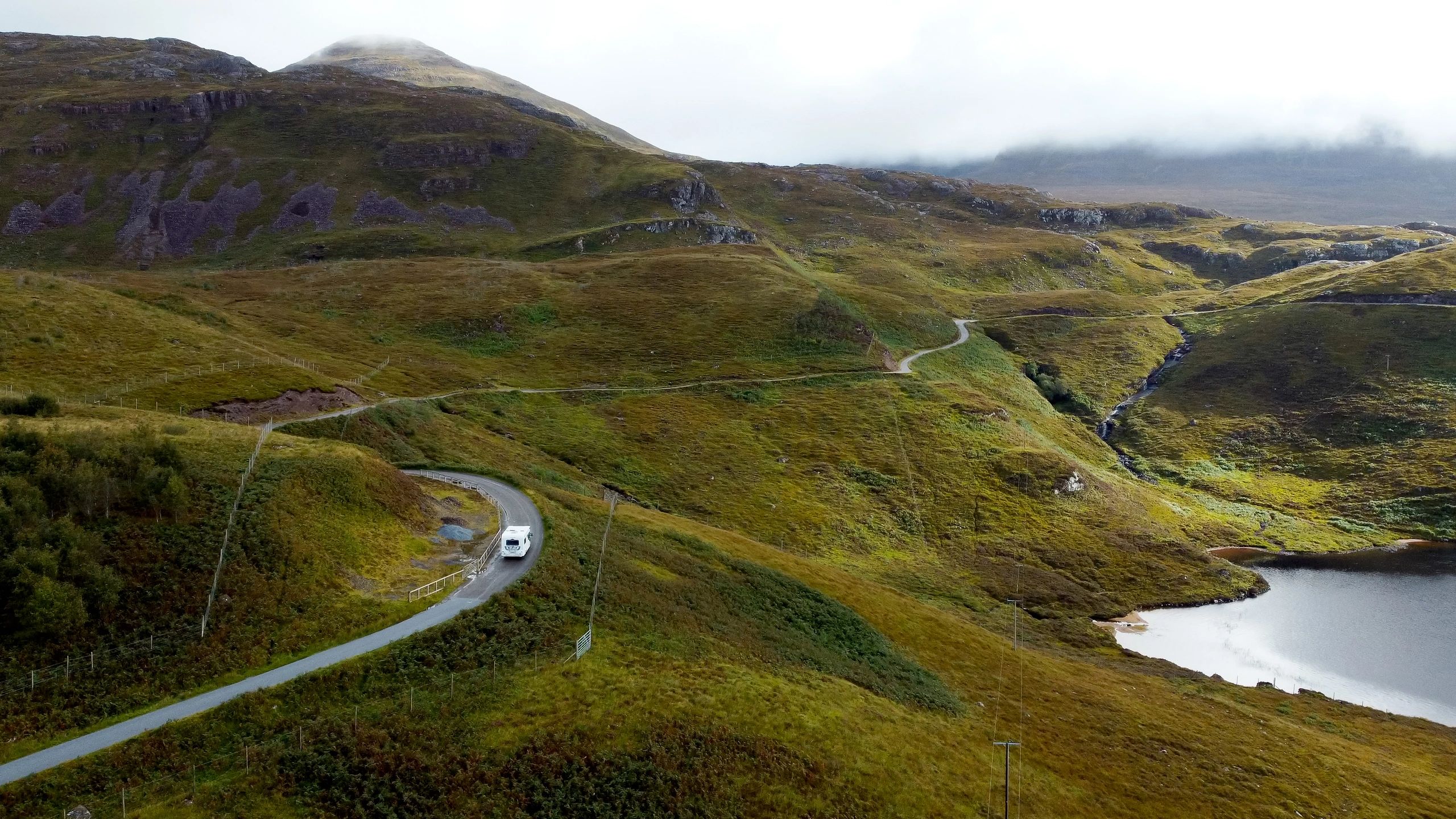 Scottish Highlands luxury event quarry golden hour
